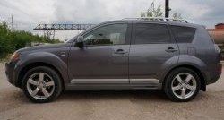 8 499 р. Пороги накладки (рестайлинг) Roadest Mitsubishi Outlander XL (CW)  рестайлинг (2010-2013) (Неокрашенные)  с доставкой в г. Омск. Увеличить фотографию 2