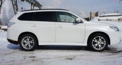 6 199 р. Пороги накладки Broomer Design  Mitsubishi Outlander  GF (2012-2014) дорестайлинг (Неокрашенные)  с доставкой в г. Омск. Увеличить фотографию 2