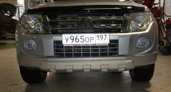 10 499 р. Накладка переднего бампера GT Dynamics Mitsubishi Pajero 4 V80 дорестайлинг (2006-2011) (Дорестайлинг, Неокрашенная)  с доставкой в г. Омск. Увеличить фотографию 5