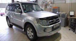 10 499 р. Накладка переднего бампера GT Dynamics Mitsubishi Pajero 4 V80 дорестайлинг (2006-2011) (Дорестайлинг, Неокрашенная)  с доставкой в г. Омск. Увеличить фотографию 4