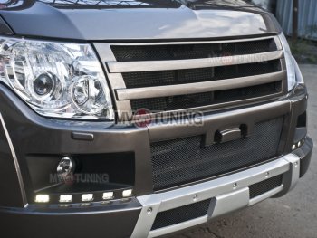 Решётка радиатора BROOMER Design Mitsubishi (Митсубиси) Pajero (Паджеро) ( 4 V90,  4 V80) (2006-2015) 4 V90, 4 V80 дорестайлинг, дорестайлинг, 1-ый рестайлинг, 3 дв. 1-ый рестайлинг