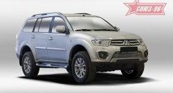 Декоративный элемент воздухозаборника Souz-96 (d16) Mitsubishi Pajero Sport PB дорестайлинг (2008-2013)