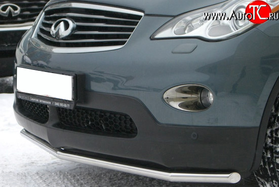 14 999 р. Защита переднего бампера (Ø42 мм, нержавейка) Russtal  INFINITI EX35  J50 (2007-2013)  с доставкой в г. Омск