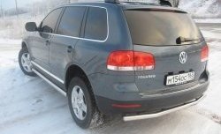 Защита заднего бампера Volkswagen Touareg GP дорестайлинг (2002-2007)