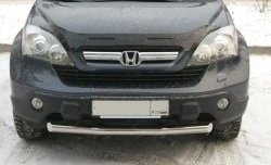 Одинарная защита переднего бампера SLITKOFF 70 мм Honda CR-V RE1,RE2,RE3,RE4,RE5,RE7 дорестайлинг (2007-2010)