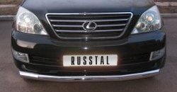 19 399 р. Одинарная защита переднего бампера Russtal 76 мм Lexus GX470 J120 дорестайлинг (2002-2007)  с доставкой в г. Омск. Увеличить фотографию 2