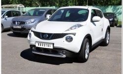 12 549 р. Одинарная защита переднего бампера SLITKOFF диаметром 63 мм  Nissan Juke  1 YF15 (2010-2014) дорестайлинг  с доставкой в г. Омск. Увеличить фотографию 7