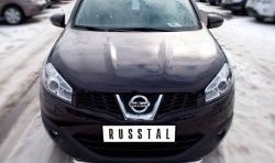 14 449 р. Одинарная защита переднего бампера Russtal диаметром 63 мм Nissan Qashqai 1 J10 рестайлинг (2010-2013)  с доставкой в г. Омск. Увеличить фотографию 2