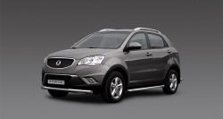 9 499 р. Широкая защита порогов Petroil Tuning SSANGYONG Actyon дорестайлинг (2010-2013)  с доставкой в г. Омск. Увеличить фотографию 1