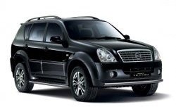 6 599 р. Одинарная защита переднего бампера Petroil Tuning диаметром 63 мм SSANGYONG Rexton Y250 (2006-2012)  с доставкой в г. Омск. Увеличить фотографию 2