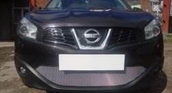 1 539 р. Сетка на бампер Russtal (хром) Nissan Qashqai 2 J11 рестайлинг (2017-2022)  с доставкой в г. Омск. Увеличить фотографию 6