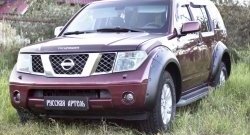 20 599 р. Расширители арок RA (комплект)  Nissan Pathfinder  R51 (2004-2014) дорестайлинг, рестайлинг (Поверхность глянец (под окраску), Неокрашенные)  с доставкой в г. Омск. Увеличить фотографию 2