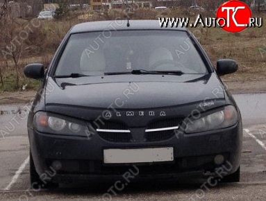 999 р. Дефлектор капота Russtal Nissan Almera N16 седан дорестайлинг (2000-2003)  с доставкой в г. Омск