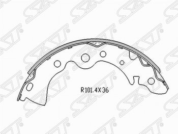 Колодки тормозные задние EURO SAT Nissan Almera Classic седан B10 (2006-2013)