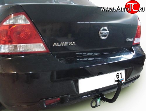 6 699 р. Фаркоп Лидер Плюс  Nissan Almera Classic  седан (2006-2013) B10 (Без электропакета)  с доставкой в г. Омск