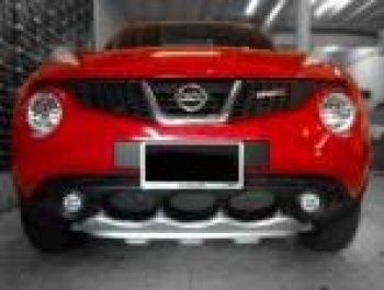 4 999 р. Накладка на передний бампер Impul-style Nissan Juke 1 YF15 дорестайлинг (2010-2014) (Неокрашенная)  с доставкой в г. Омск. Увеличить фотографию 2