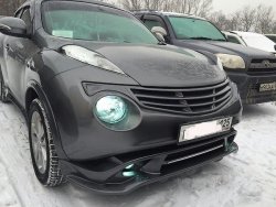 10 199 р. Решетка радиатора KENSTYLE Nissan Juke 1 YF15 дорестайлинг (2010-2014) (Неокрашенная)  с доставкой в г. Омск. Увеличить фотографию 2