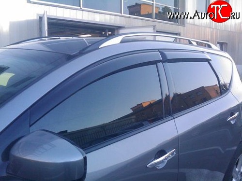 2 499 р. Дефлекторы окон (ветровики) Novline 4 шт Nissan Murano 2 Z51 дорестайлинг (2008-2011)  с доставкой в г. Омск