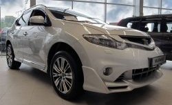 22 749 р. Комплект порогов Impul Nissan Murano 2 Z51 рестайлинг (2010-2016) (Неокрашенные)  с доставкой в г. Омск. Увеличить фотографию 2