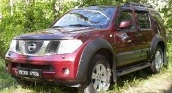 7 749 р. Молдинги дверей RA (широкие, комплект) Nissan Pathfinder R51 дорестайлинг (2004-2007) (Поверхность глянец (под окраску), Неокрашенные)  с доставкой в г. Омск. Увеличить фотографию 2