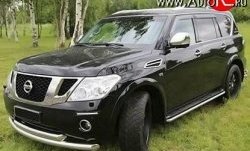 Накладки на колёсные арки Safary Nissan Patrol 6 Y62 дорестайлинг (2010-2014)