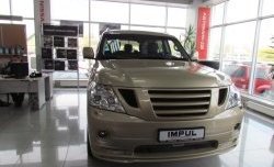 64 549 р. Накладка на передний бампер Impul Nissan Patrol 6 Y62 дорестайлинг (2010-2014) (Неокрашенная)  с доставкой в г. Омск. Увеличить фотографию 12