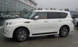 43 999 р. Комплект порогов Impul Nissan Patrol 6 Y62 дорестайлинг (2010-2014) (Неокрашенные)  с доставкой в г. Омск. Увеличить фотографию 7