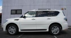 43 999 р. Комплект порогов Impul Nissan Patrol 6 Y62 дорестайлинг (2010-2014) (Неокрашенные)  с доставкой в г. Омск. Увеличить фотографию 8