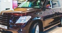 43 999 р. Комплект порогов Impul Nissan Patrol 6 Y62 дорестайлинг (2010-2014) (Неокрашенные)  с доставкой в г. Омск. Увеличить фотографию 9