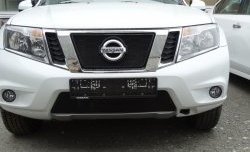 1 559 р. Сетка в решетку радиатора Russtal Nissan Terrano D10 рестайлинг (2016-2022) (черная)  с доставкой в г. Омск. Увеличить фотографию 2