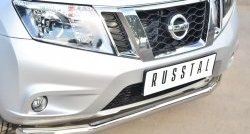 11 649 р. Одинарная защита переднего бампера диаметром 63 мм SLITKOFF  Nissan Terrano  D10 (2013-2022) дорестайлинг, рестайлинг  с доставкой в г. Омск. Увеличить фотографию 2