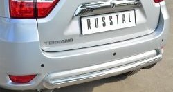 11 449 р. Одинарная защита заднего бампера из трубы диаметром 63 мм Russtal  Nissan Terrano  D10 (2013-2022) дорестайлинг, рестайлинг  с доставкой в г. Омск. Увеличить фотографию 2