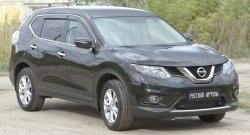 859 р. Зимняя заглушка решетки переднего бампера РА Nissan X-trail 3 T32 дорестайлинг (2013-2018)  с доставкой в г. Омск. Увеличить фотографию 5