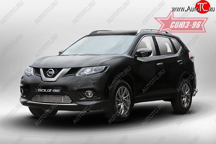 6 524 р. Декоративный элемент воздухозаборника Souz-96 (d10) Nissan X-trail 3 T32 рестайлинг (2017-2022)  с доставкой в г. Омск