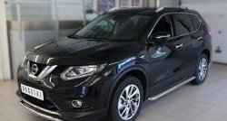 21 699 р. Широкая защита порогов SLITKOFF  Nissan X-trail  3 T32 (2017-2022) рестайлинг  с доставкой в г. Омск. Увеличить фотографию 4