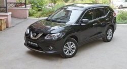 1 399 р. Накладки порожков салона RA  Nissan X-trail  3 T32 (2017-2022) рестайлинг (Комплект (4 шт.))  с доставкой в г. Омск. Увеличить фотографию 2