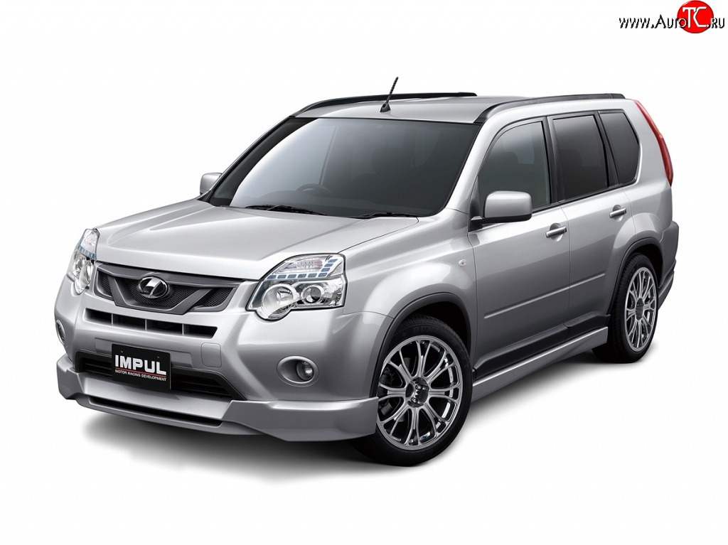 12 049 р. Решётка радиатора Impul Nissan X-trail 2 T31 рестайлинг (2010-2015) (Неокрашенная)  с доставкой в г. Омск