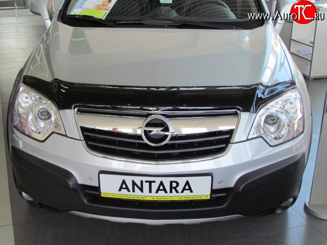 4 599 р. Дефлектор капота NovLine Opel Antara (2006-2010)  с доставкой в г. Омск