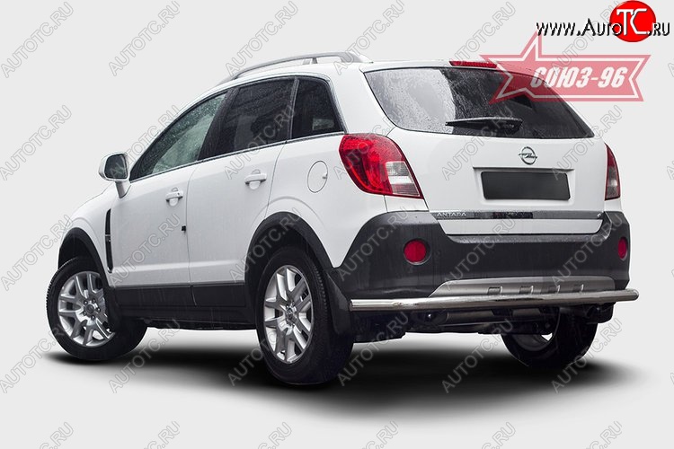 15 344 р. Защита заднего бампера Souz-96 (d60) Opel Antara рестайлинг (2010-2015)  с доставкой в г. Омск