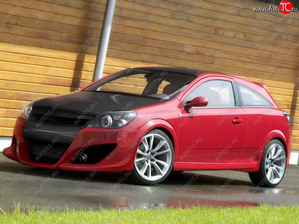 27 899 р. Передний бампер EVO Opel Astra H GTC хэтчбек 3 дв. рестайлинг (2006-2011)  с доставкой в г. Омск