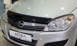 Дефлектор капота NovLine Opel Astra H седан дорестайлинг (2004-2007)