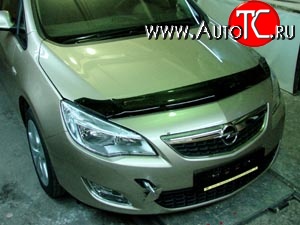 2 879 р. Дефлектор капота NovLine Opel Astra J хэтчбек 5 дв.  рестайлинг (2012-2017)  с доставкой в г. Омск