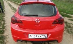 3 899 р. Накладка Sport на задний бампер Opel Astra J хэтчбек 5 дв.  рестайлинг (2012-2017) (Неокрашенная)  с доставкой в г. Омск. Увеличить фотографию 3