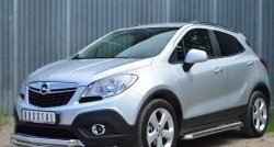 24 649 р. Широкая защита порогов SLITKOFF Opel Mokka  дорестайлинг (2012-2016)  с доставкой в г. Омск. Увеличить фотографию 4