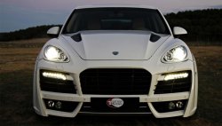 42 299 р. Пластиковый капот TECHART MAGNUM Porsche Cayenne 958 (2010-2014) (Неокрашенный)  с доставкой в г. Омск. Увеличить фотографию 3