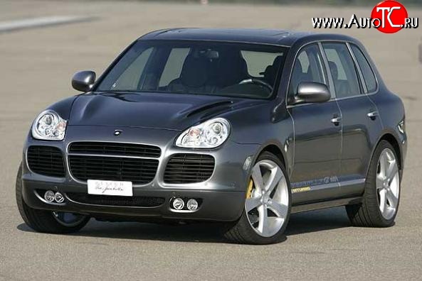 21 499 р. Накладка на передний бампер Gemballa Aero I Porsche Cayenne 955 (2002-2006) (Неокрашенная)  с доставкой в г. Омск