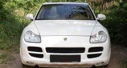 1 259 р. Реснички на фары RA  Porsche Cayenne  955 (2002-2006) (Неокрашенные)  с доставкой в г. Омск. Увеличить фотографию 3