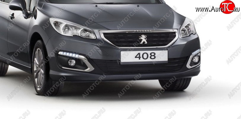 8 799 р. Бампер передний BodyParts Peugeot 408  дорестайлинг (2010-2017) (Неокрашенный)  с доставкой в г. Омск