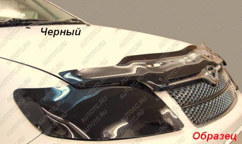 1 739 р. Защита фар CA-Plastic  Renault Logan  1 (2004-2010) дорестайлинг (Classic черный)  с доставкой в г. Омск