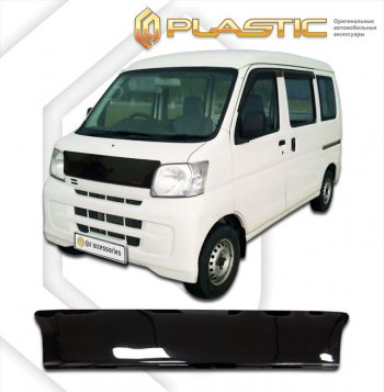 1 759 р. Дефлектор капота CA-Plastic  Daihatsu Hijet  S320 минивэн (2004-2007) дорестайлинг (classic черный, без надписи)  с доставкой в г. Омск. Увеличить фотографию 1